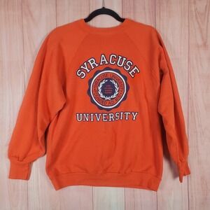 Vintage Syracuse University Crewneck Sweatshirt Sz M / L Pullover
